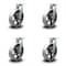 Service Caster 10 Inch Extra Heavy Duty Semi Steel Cast Iron Wheel Swivel Caster SCC, 4PK SCC-KP92S1030-SSR-4 - alternate 1